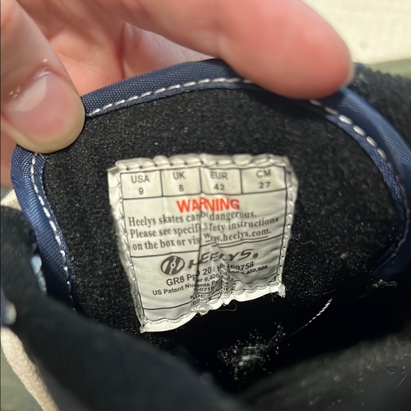 Heelys Men's Dark Blue Sneakers with White Accents - Picture 4 of 5